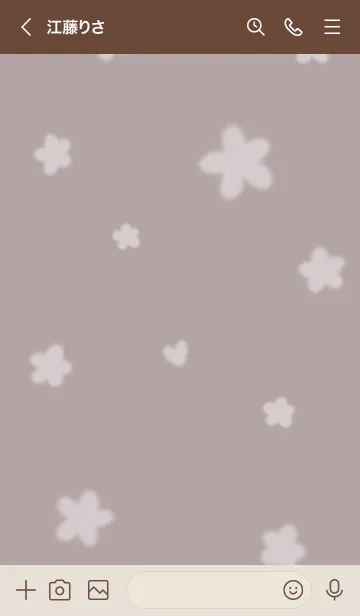 [LINE着せ替え] ～Hana2♥ブラウングレー24_1～の画像3