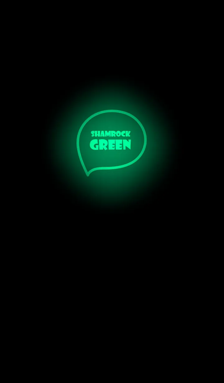 Shamrock  Green Neon Theme Ver.6 (JP)の着せ替えメイン画像