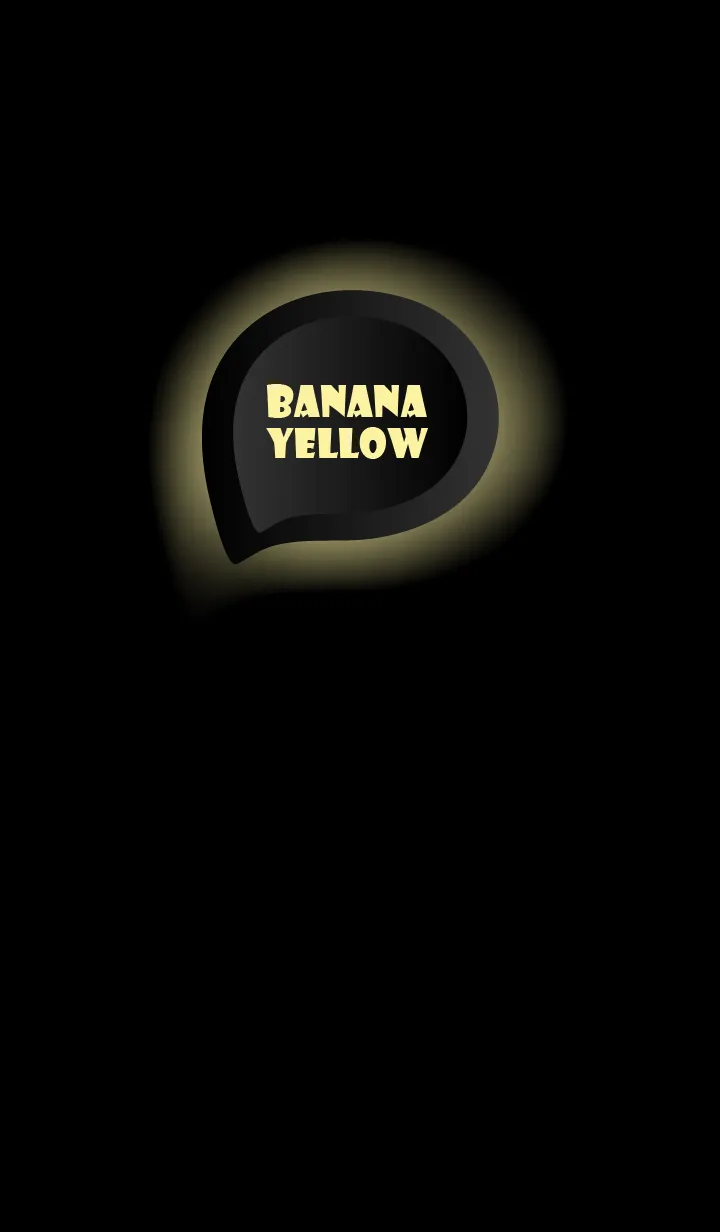 [LINE着せ替え] Banana Yellow  With Black Theme (JP)の画像1