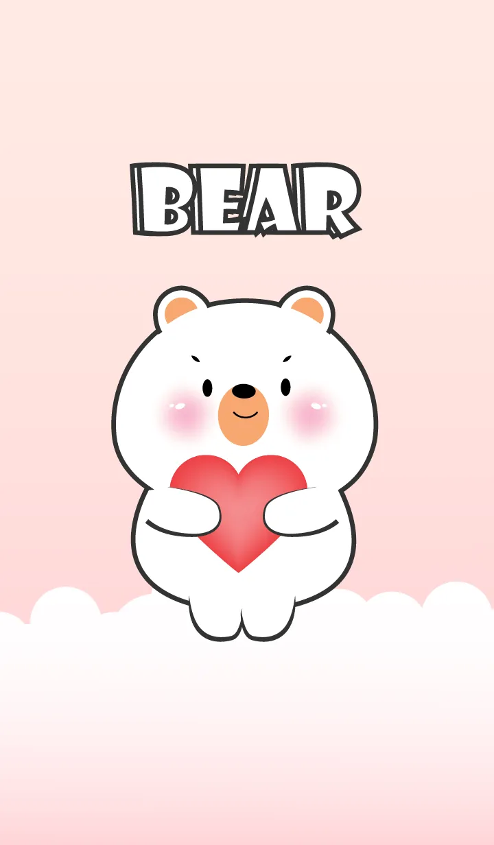 [LINE着せ替え] Little Prety White Bear Theme 2 (JP)の画像1