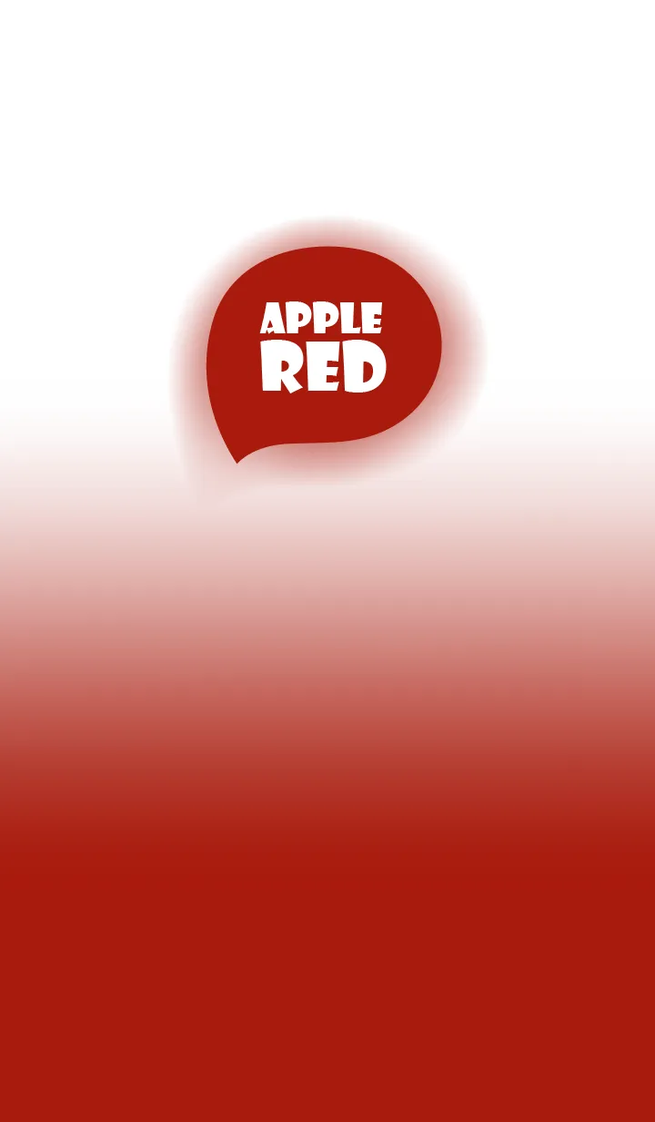 [LINE着せ替え] Apple Red And White (JP)の画像1