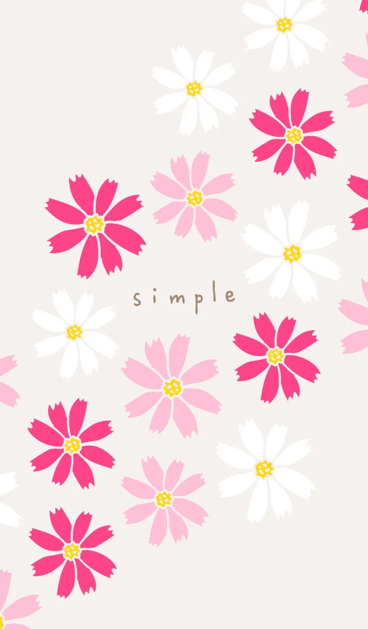 [LINE着せ替え] コスモス たくさん19の画像1