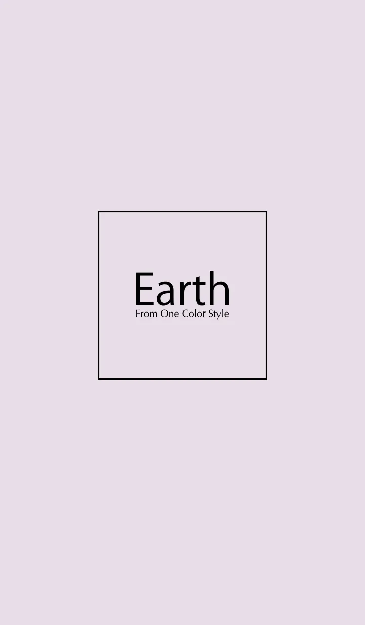 [LINE着せ替え] Earth／アースベージュラベンダーの画像1