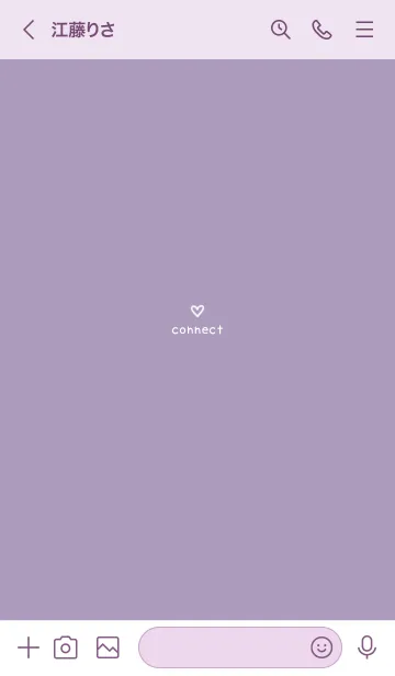 [LINE着せ替え] ～お洒落な手描きアイコン♥パープル06_1～の画像3