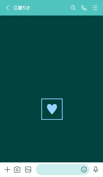 [LINE着せ替え] ボックス ハート 056の画像3