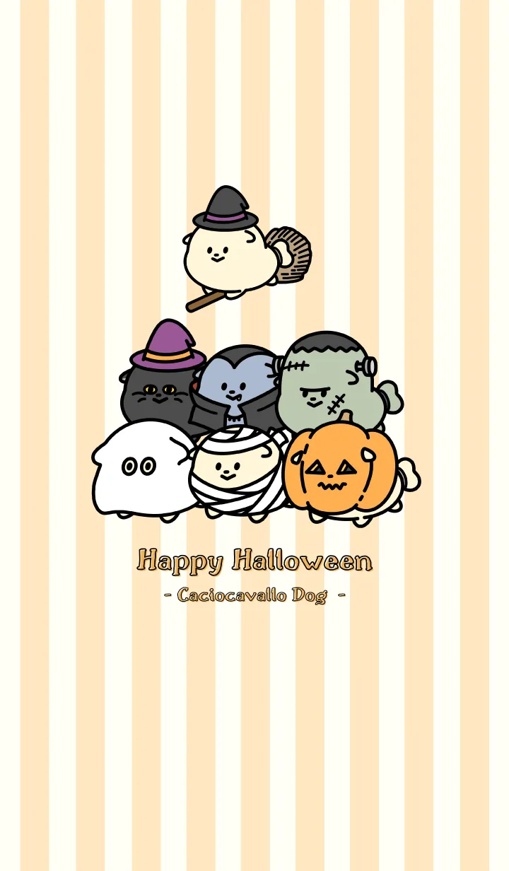 [LINE着せ替え] Happy Halloween - Caciocavallo Dog -の画像1