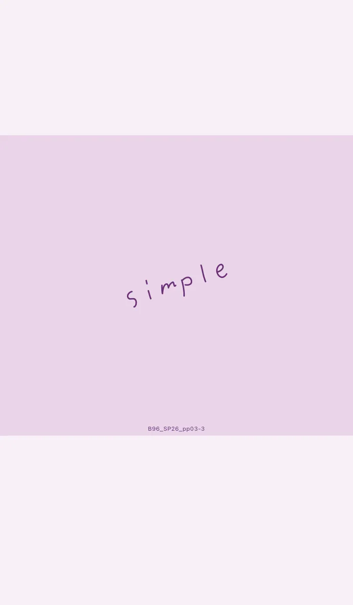 [LINE着せ替え] B96.26_パープル3-3の画像1