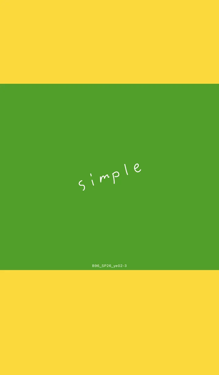 [LINE着せ替え] B96.26_イエロー2-3の画像1