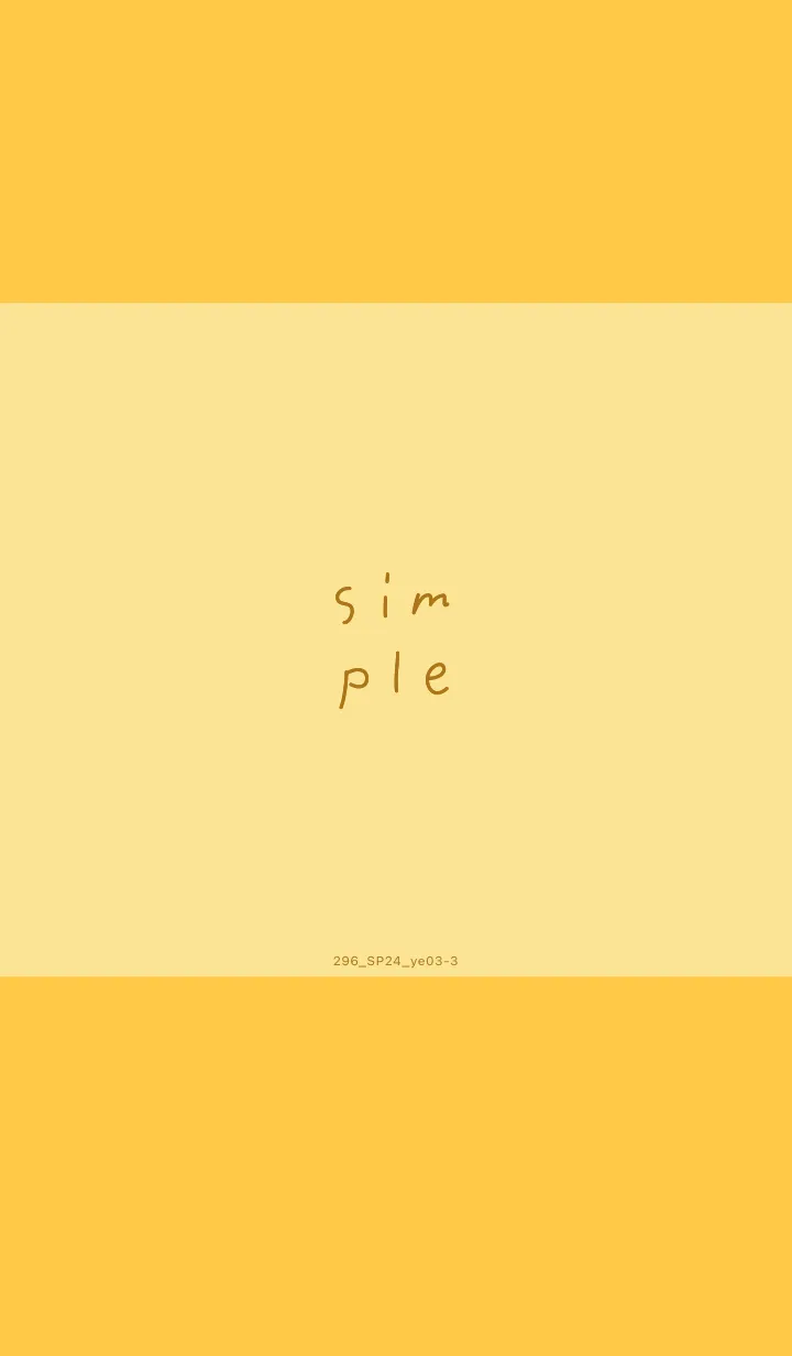 [LINE着せ替え] 296.24_イエロー3-3の画像1