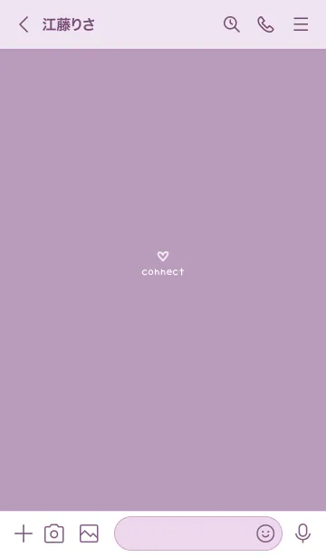 [LINE着せ替え] ～お洒落な手描きアイコン♥パープル07_1～の画像3