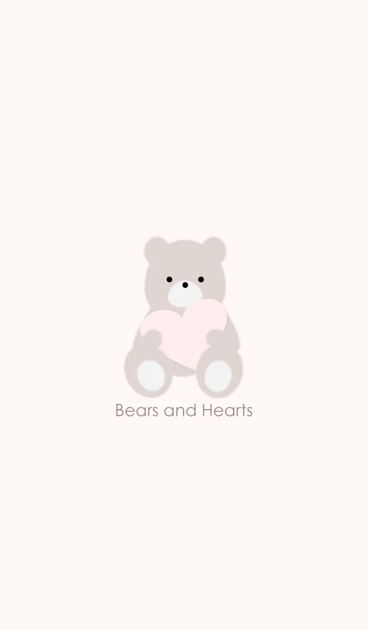 [LINE着せ替え] Bears and Hearts 5の画像1