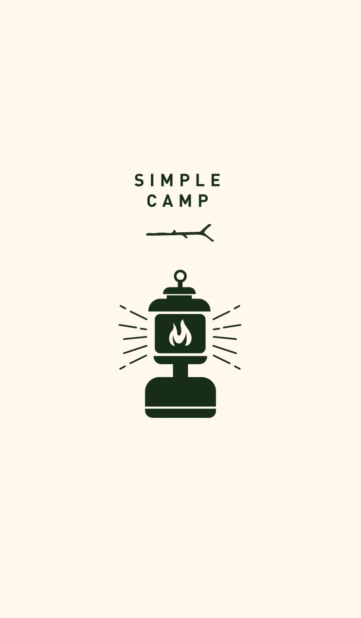 [LINE着せ替え] Simple camp_01の画像1