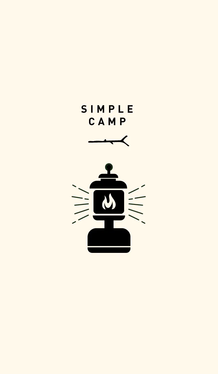 [LINE着せ替え] Simple camp_02の画像1