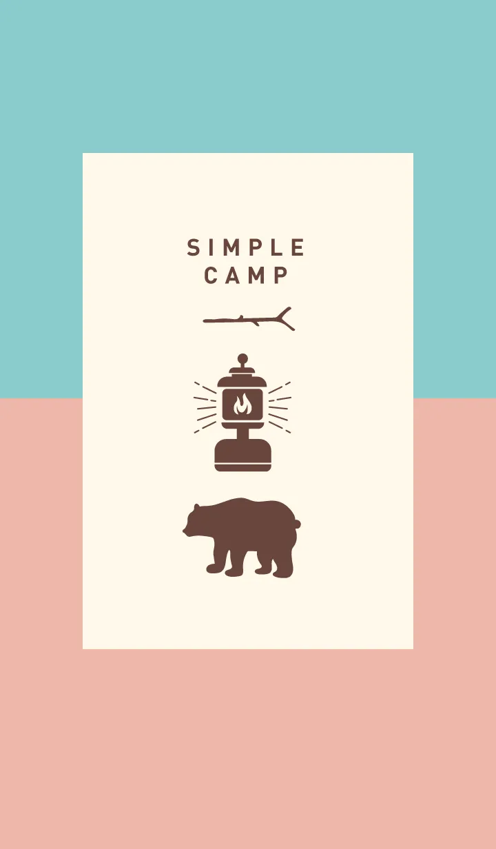 [LINE着せ替え] Simple camp_03の画像1