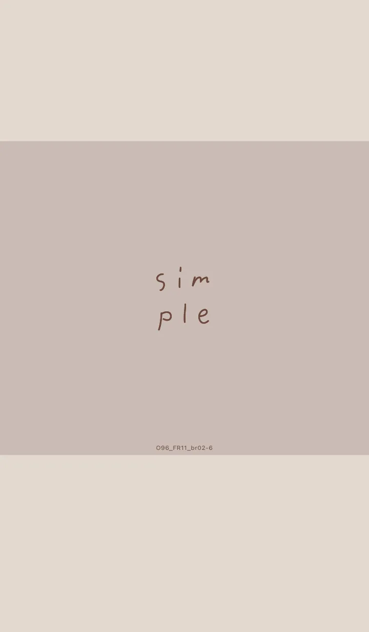 [LINE着せ替え] O96.11_ベージュ2 ブラウン2-6の画像1