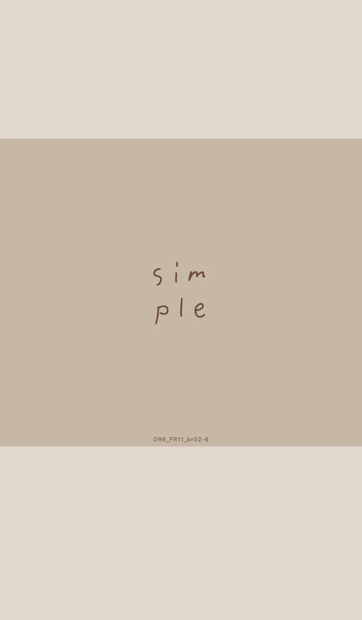 [LINE着せ替え] O96.11_ベージュ4 ブラウン2-6の画像1