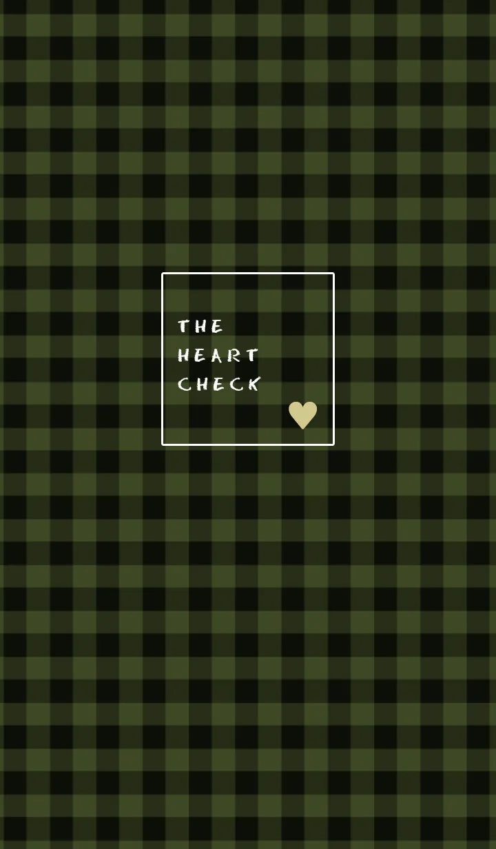 [LINE着せ替え] ザ ハート チェック 81の画像1