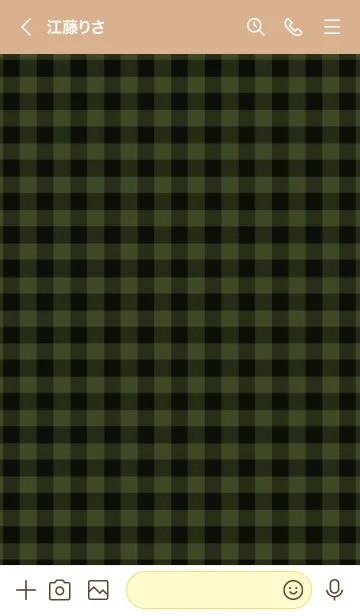 [LINE着せ替え] ザ ハート チェック 81の画像3