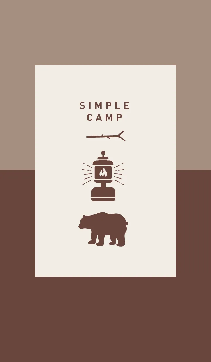 [LINE着せ替え] Simple camp_04の画像1