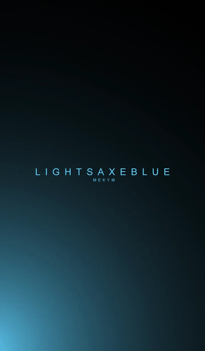 [LINE着せ替え] LIGHTSAXEBLUELIGHT -MEKYM-の画像1