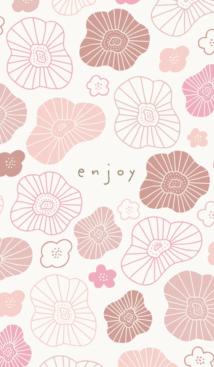 [LINE着せ替え] 北欧風 ポピー17の画像1