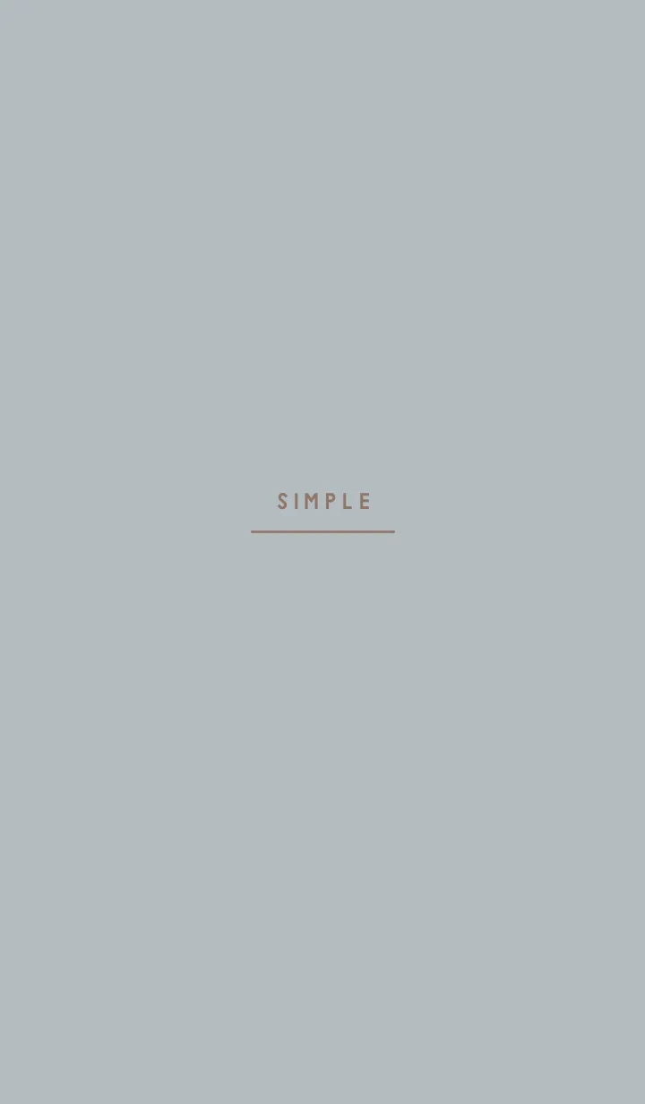 [LINE着せ替え] SIMPLE TEXT 001 #blue greigeの画像1