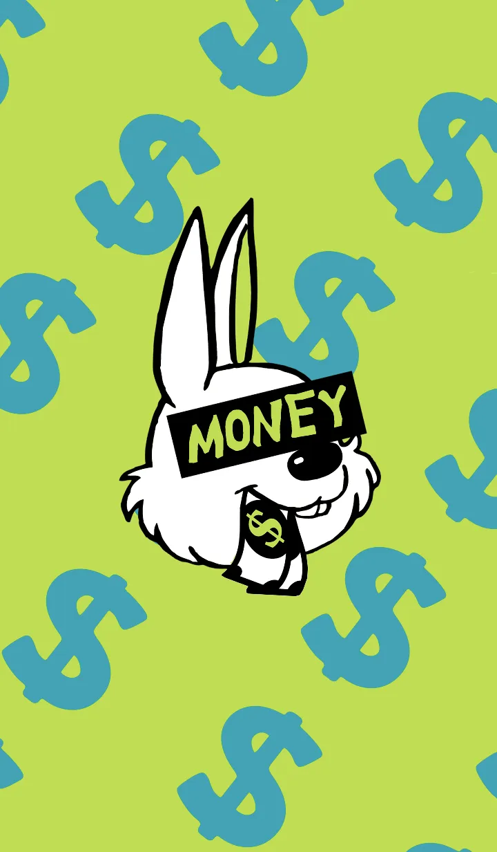 [LINE着せ替え] マネー ラビット 060の画像1