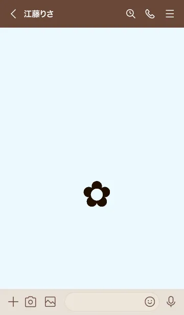 [LINE着せ替え] ザ シンプル ミニ フラワー 53の画像3