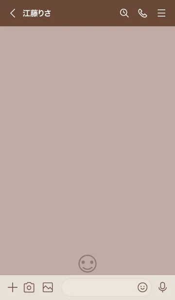 [LINE着せ替え] o97.14_ベージュ2 ブラウン2-3の画像3