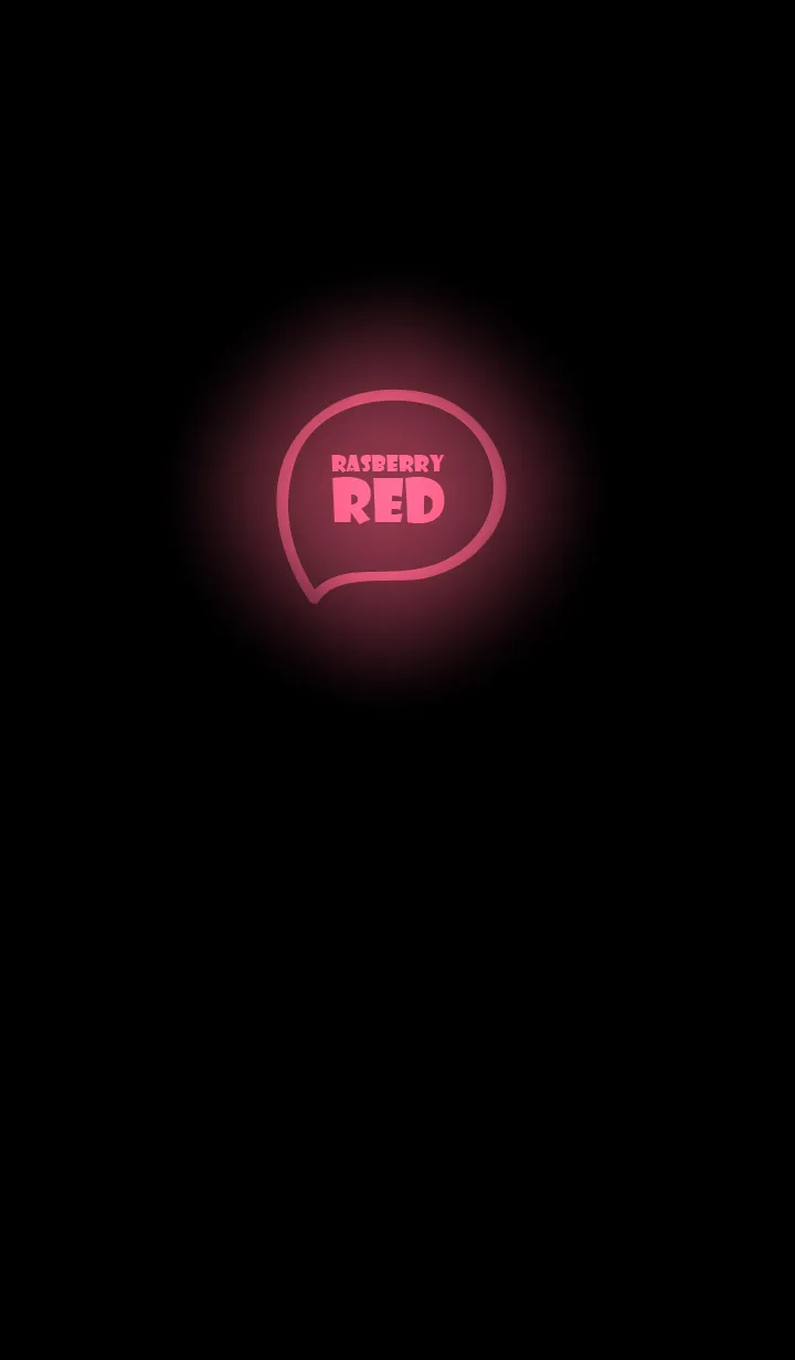 [LINE着せ替え] Rasberry Red Neon Theme (JP)の画像1