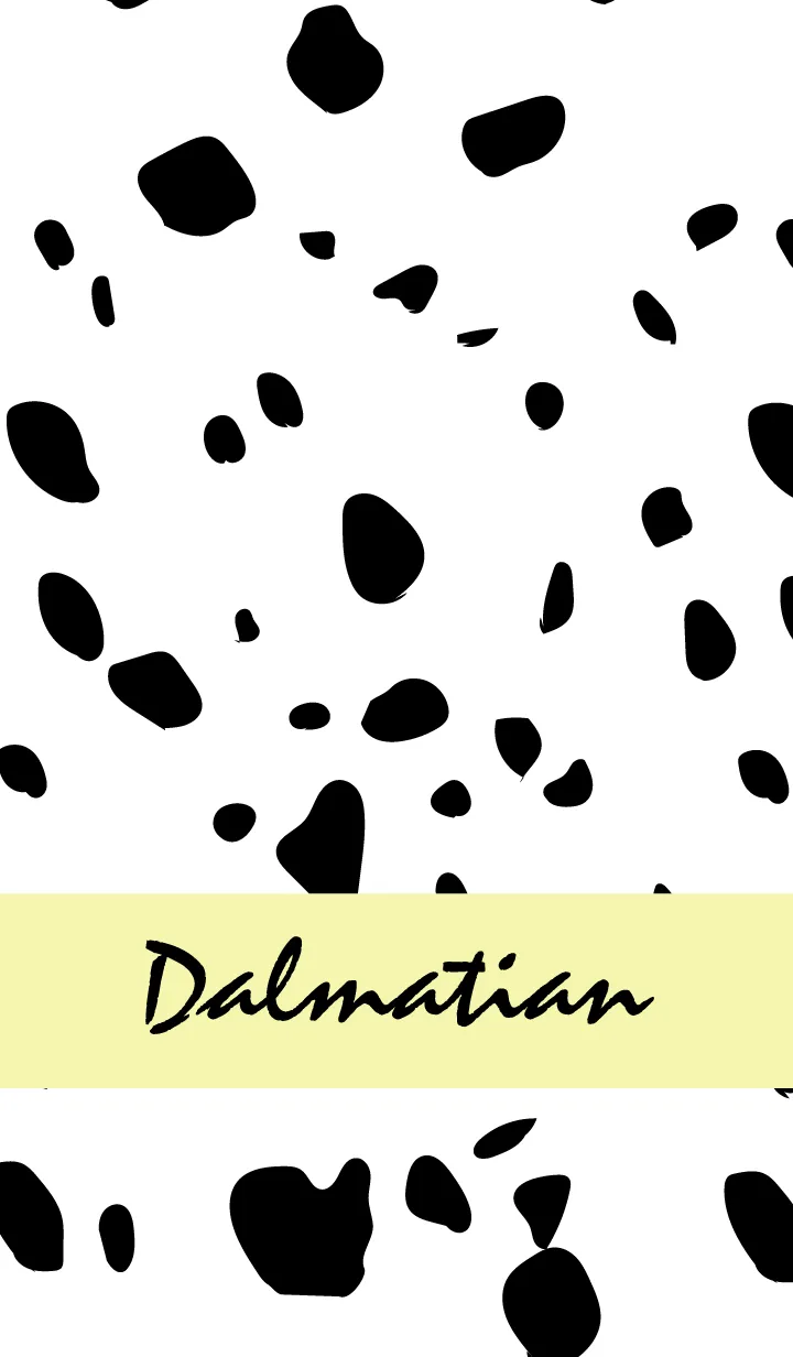 [LINE着せ替え] Dalmatian -MilkyYellow-の画像1