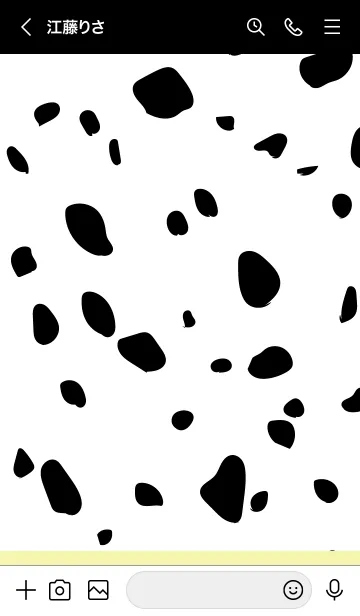 [LINE着せ替え] Dalmatian -MilkyYellow-の画像3