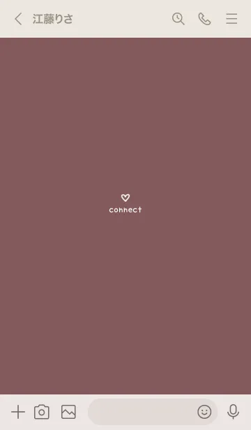 [LINE着せ替え] ～お洒落な手描きアイコン♥ブラウン13_1～の画像3