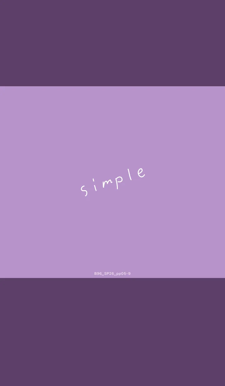 [LINE着せ替え] B96.26_パープル5-9の画像1