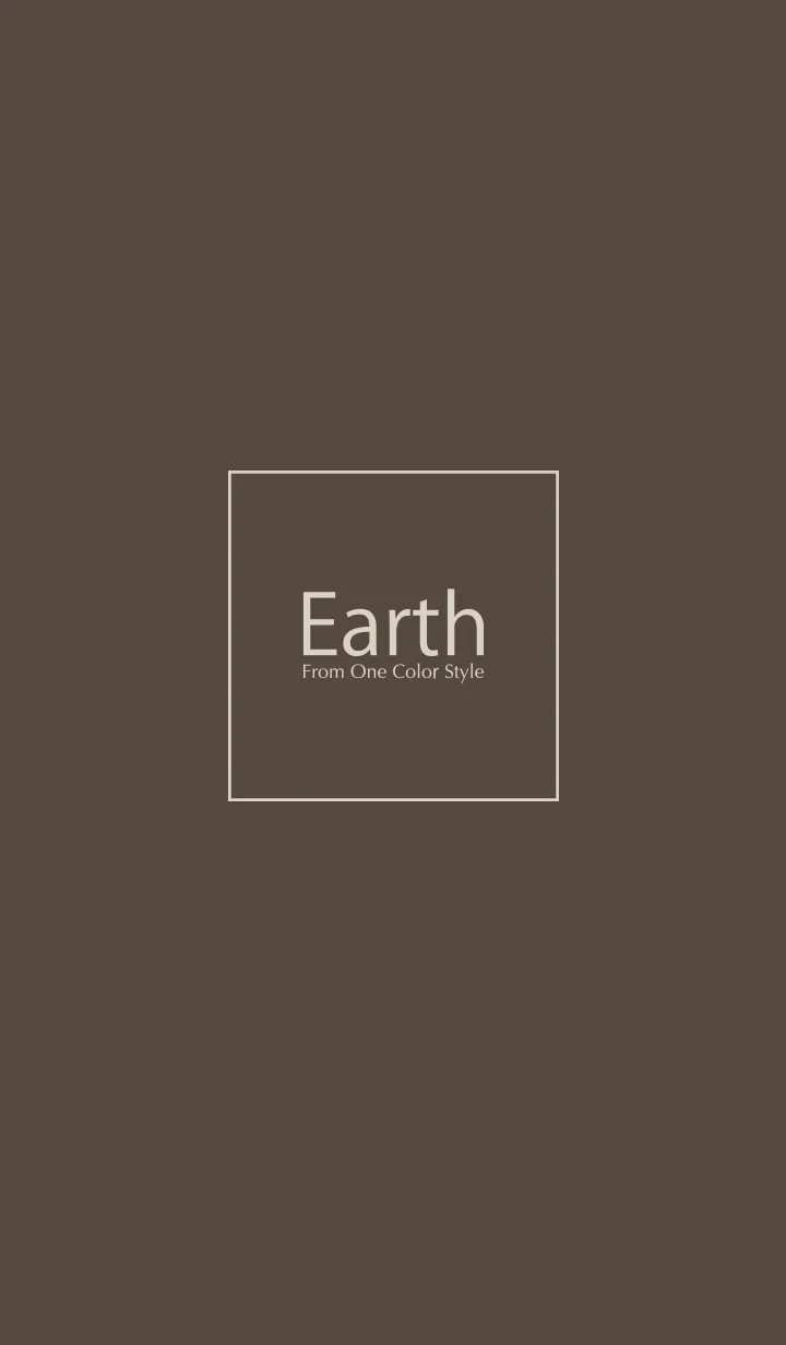 [LINE着せ替え] Earth／アーシングブラウンの画像1