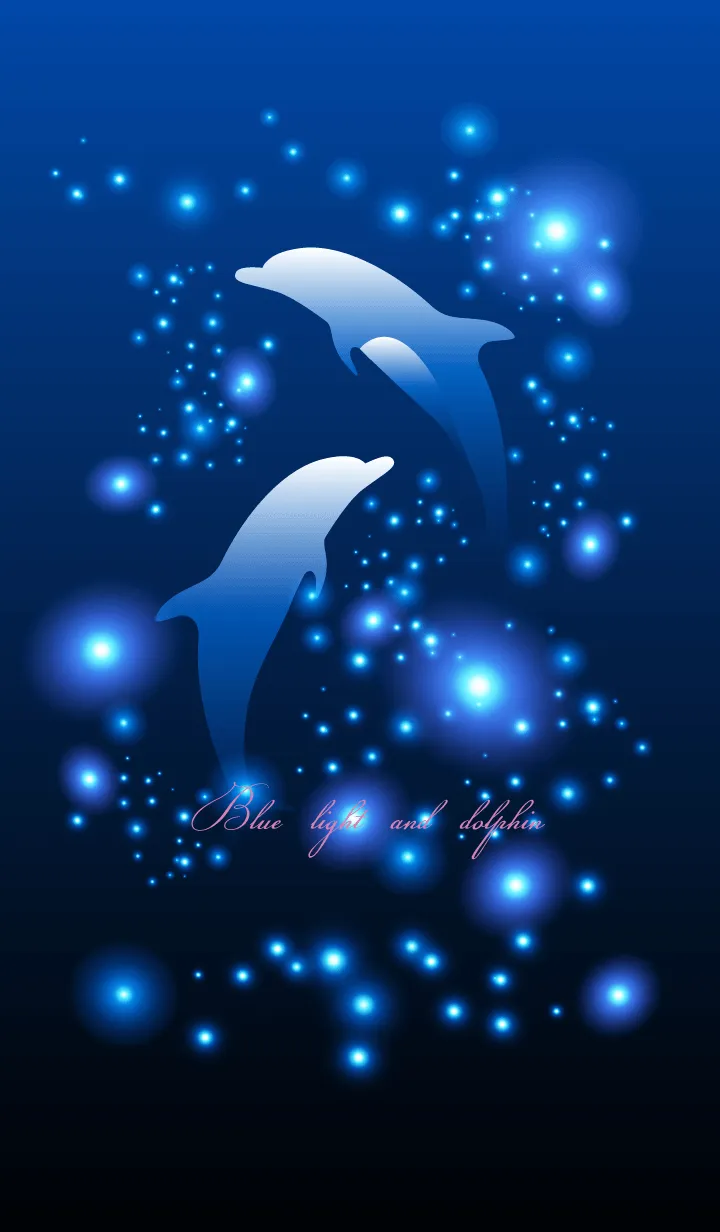 [LINE着せ替え] Blue light and dolphin...30の画像1