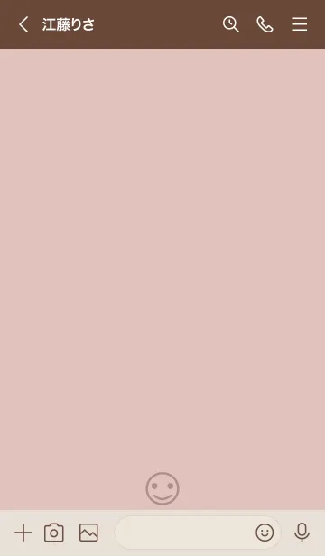 [LINE着せ替え] b97.12_ピンク ブラウン2-6の画像3