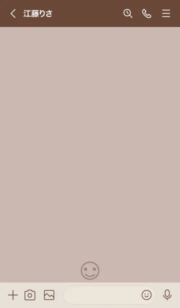 [LINE着せ替え] b97.12_ベージュ2 ブラウン2-6の画像3