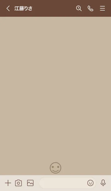 [LINE着せ替え] b97.12_ベージュ4 ブラウン2-6の画像3