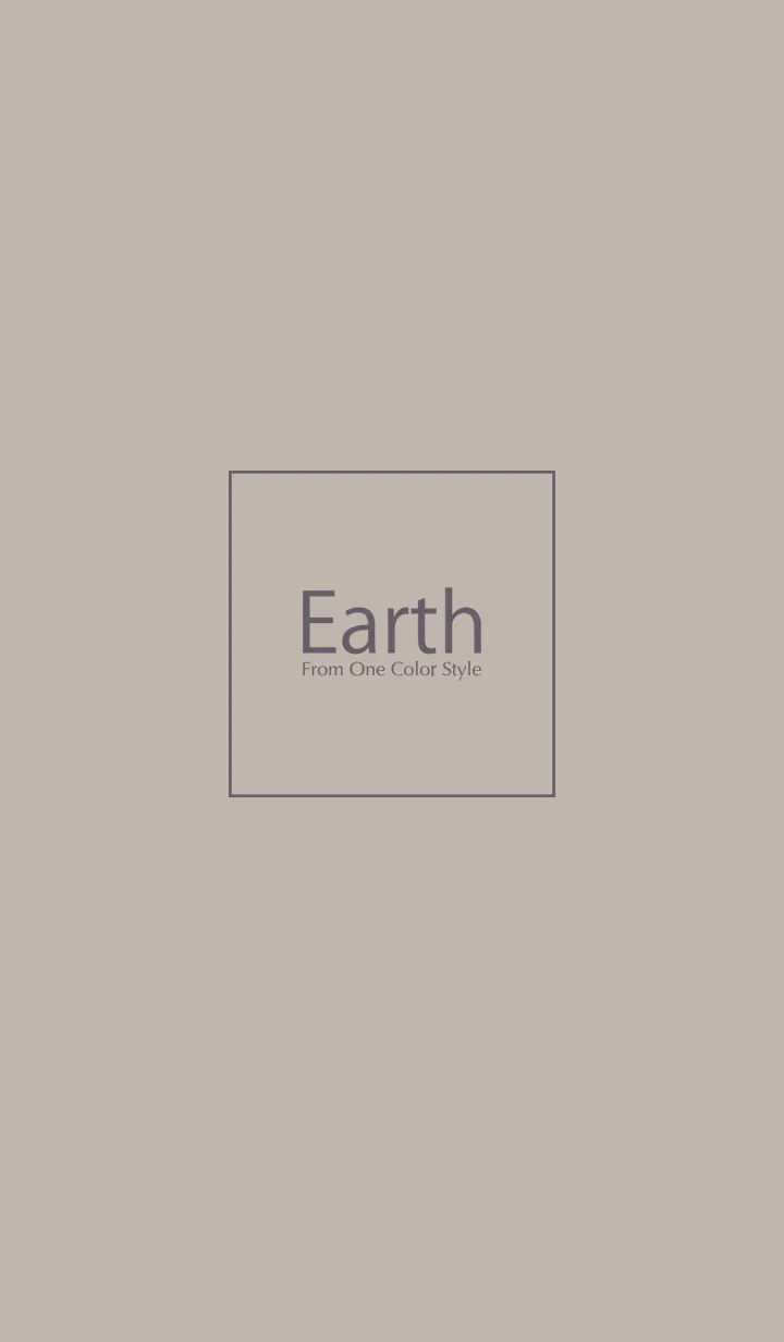 [LINE着せ替え] Earth／アースベージュグレーの画像1