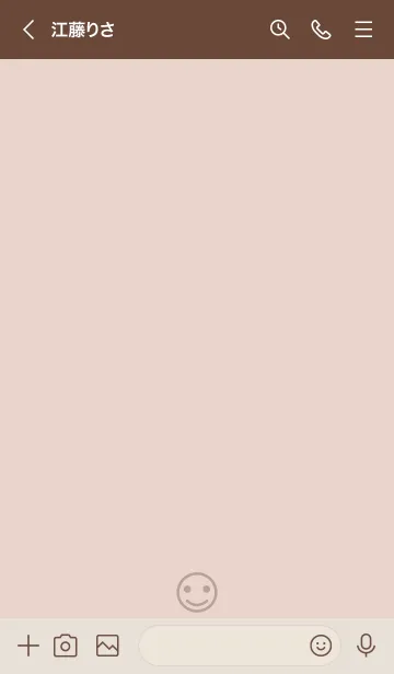 [LINE着せ替え] b97.12_ベージュ ブラウン2-9の画像3