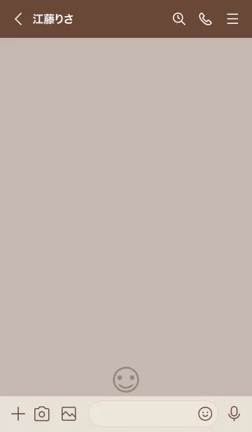 [LINE着せ替え] O97.10_ベージュ3 ブラウン2-9の画像3