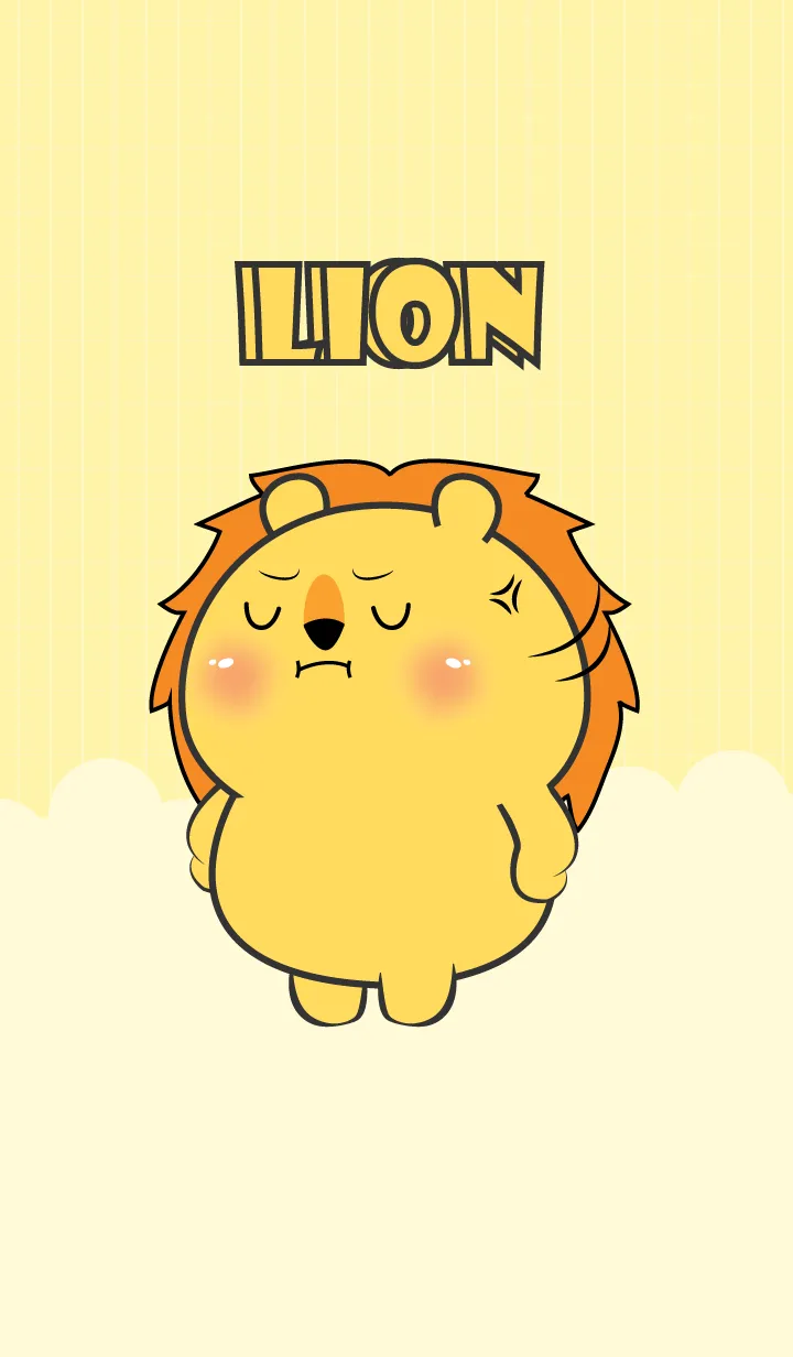 [LINE着せ替え] Little Angry Lion Theme (JP)の画像1