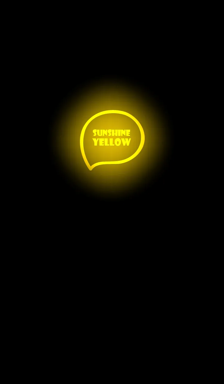 [LINE着せ替え] Sunshine Yellow Neon (JP)の画像1
