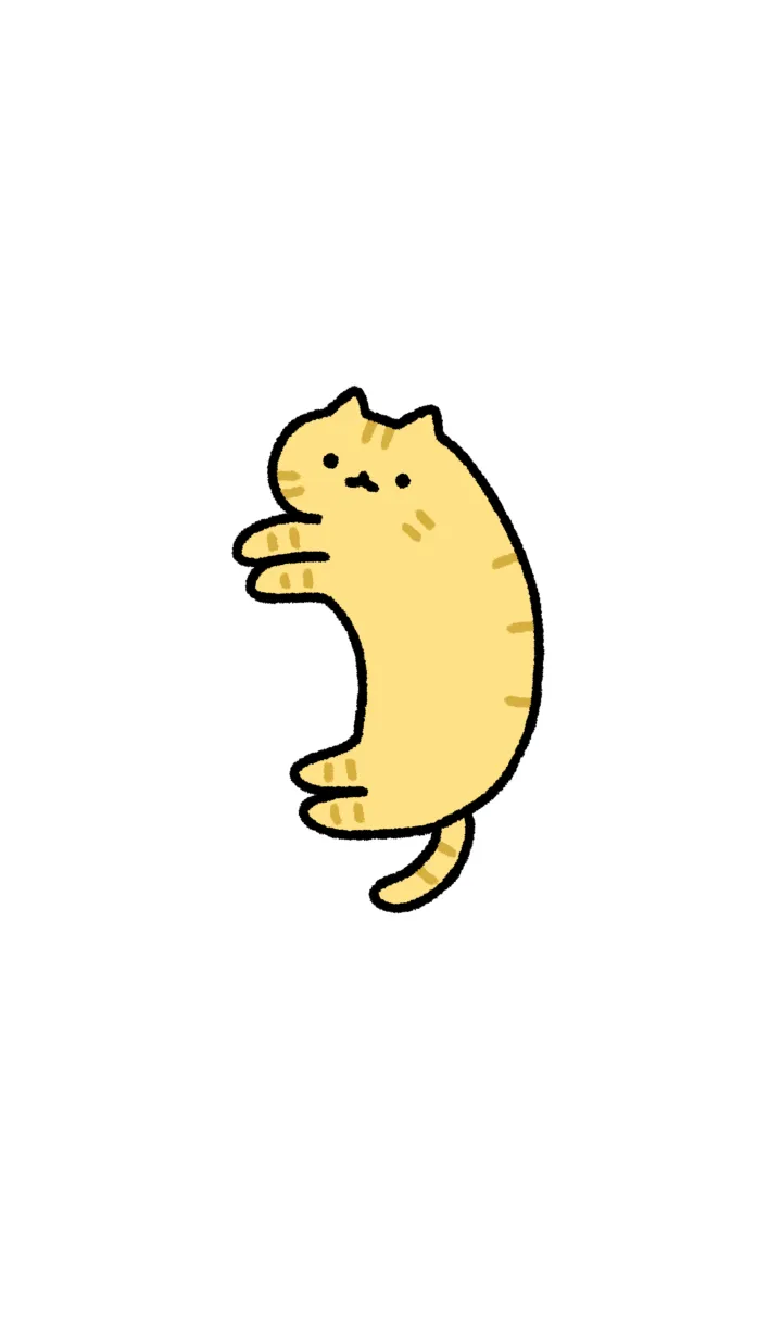 [LINE着せ替え] 茶トラ猫のゆるい着せ替えの画像1