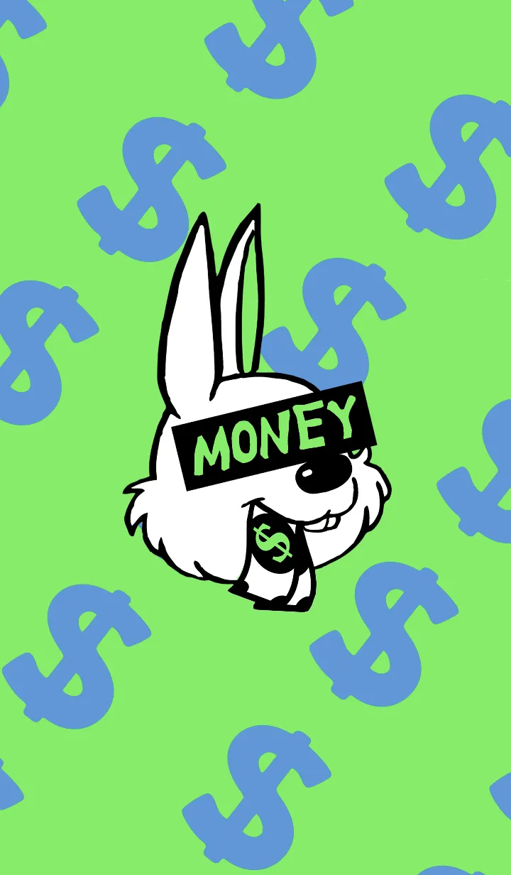 [LINE着せ替え] マネー ラビット 061の画像1