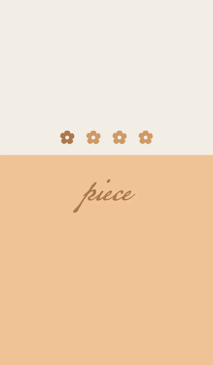 [LINE着せ替え] アプリコットオレンジ <お花>の画像1