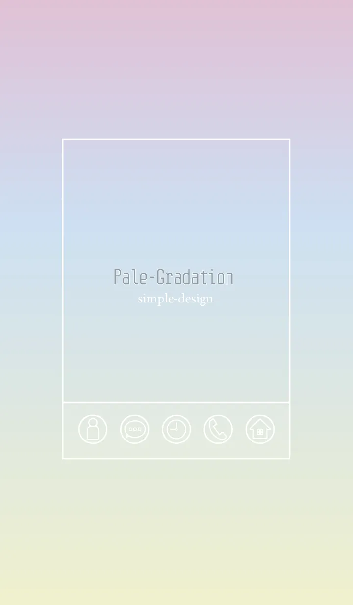 [LINE着せ替え] Pale-Gradation 08の画像1