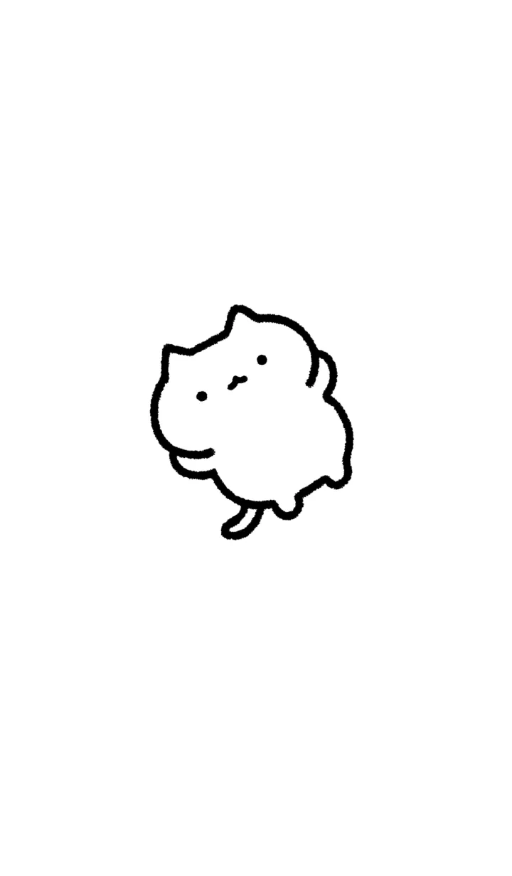 [LINE着せ替え] ゆるっとねこのゆるい着せ替えの画像1