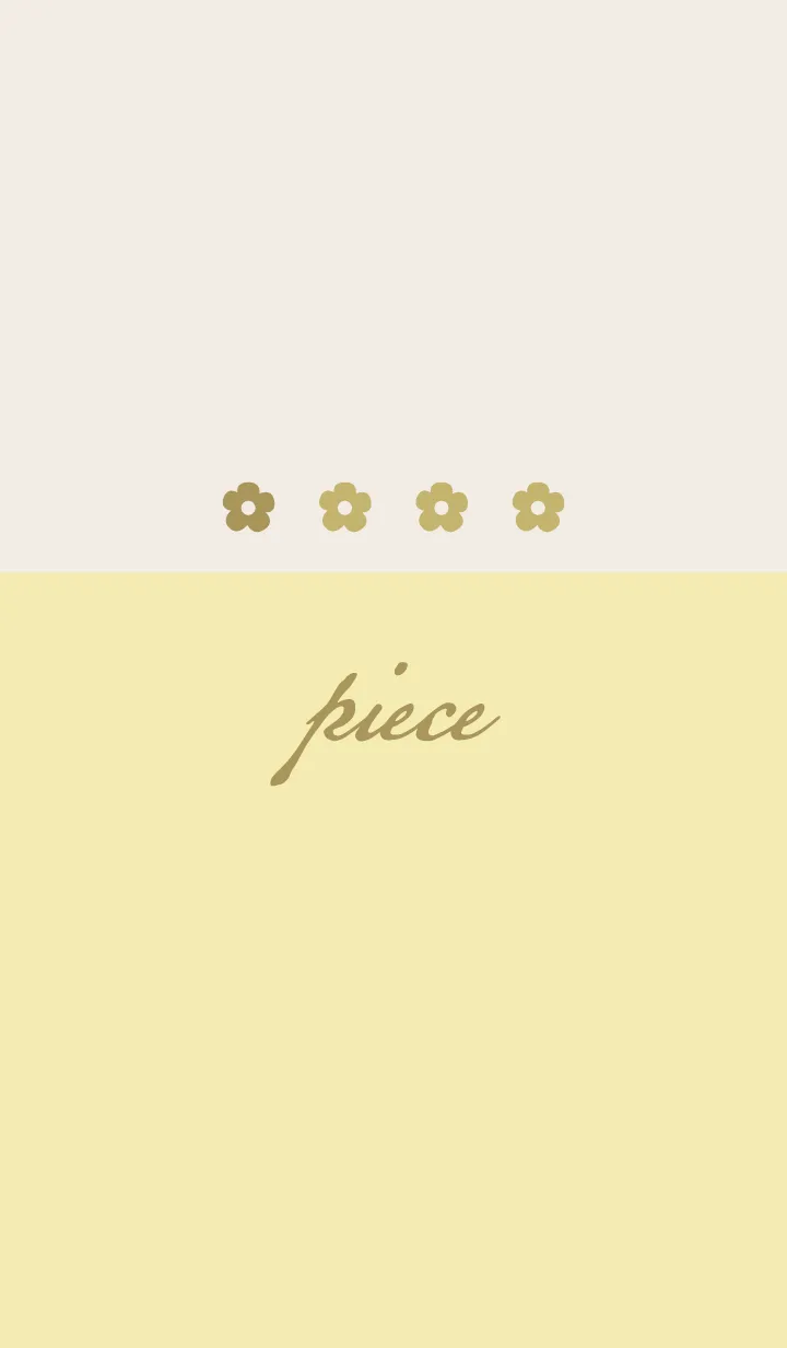 [LINE着せ替え] バターイエロー <お花>の画像1